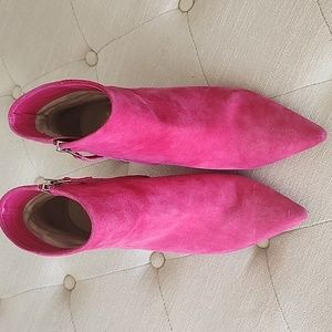 Pink Booties. Size 6.5 Sam Edelman